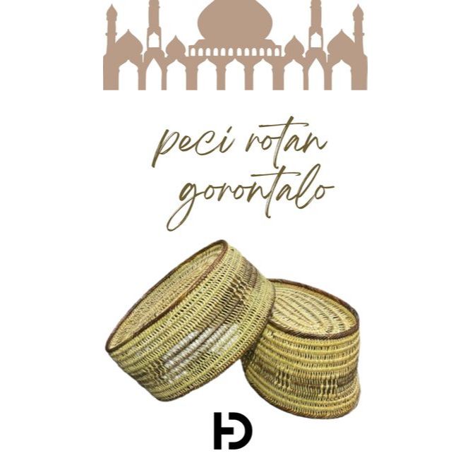 Peci rotan gorontalo / peci rotan habib bahar / peci rotan MURAH