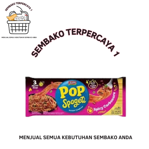 

INDOMIE POP SPAGETI SPICY CARBONARA 84G