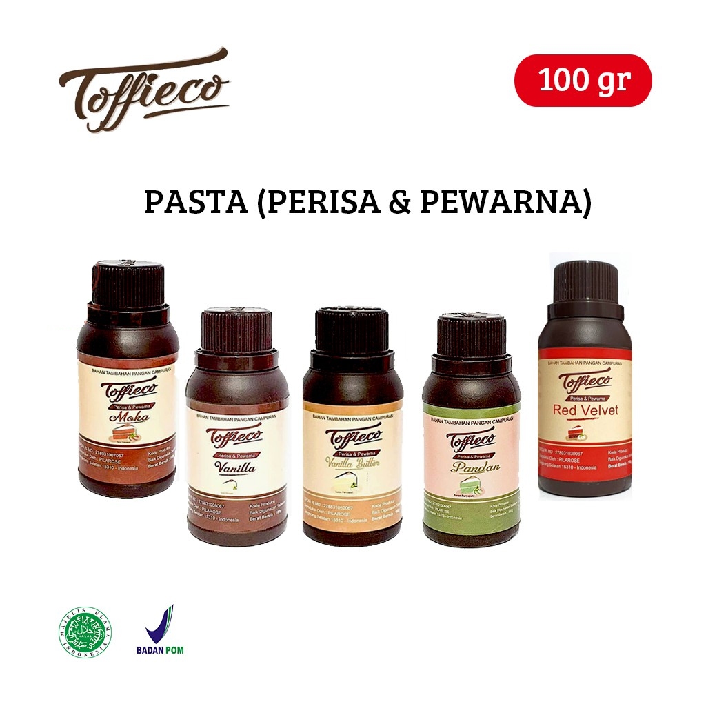 

Toffieco Pasta Perisa & Pewarna 100 Gr