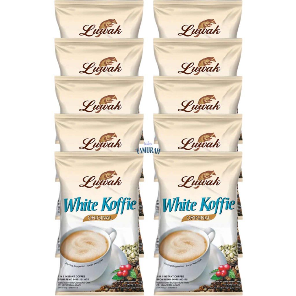 

LUWAK WHITE KOFFIE 10’S x 20gr