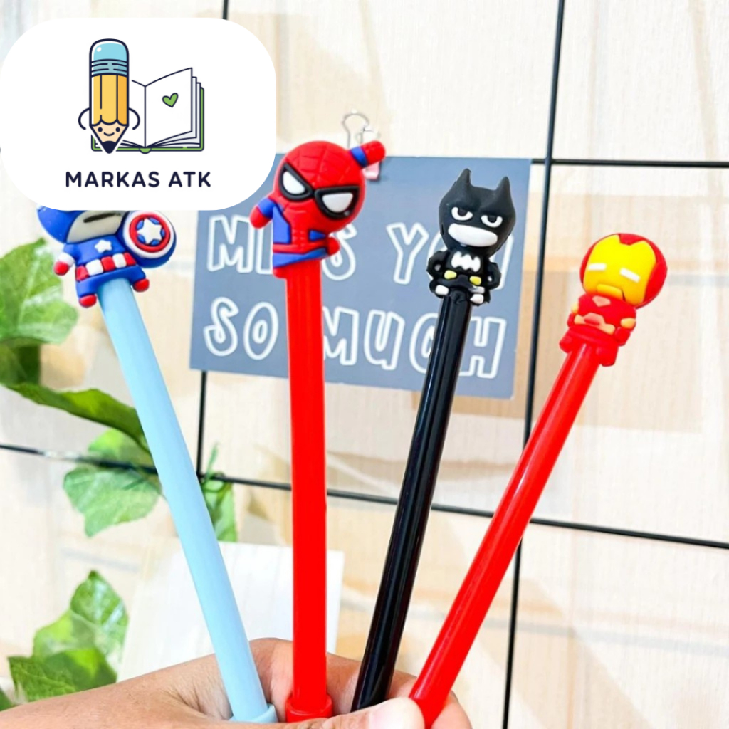 

Pensil Infinite Avenger Marvel Karakter Spiderman Captain America Iron Man Tanpa Runcing Anti Patah Ujung Graphite Tahan Lama ATK Sekolah Keren Kado Anak Laki Murah COD