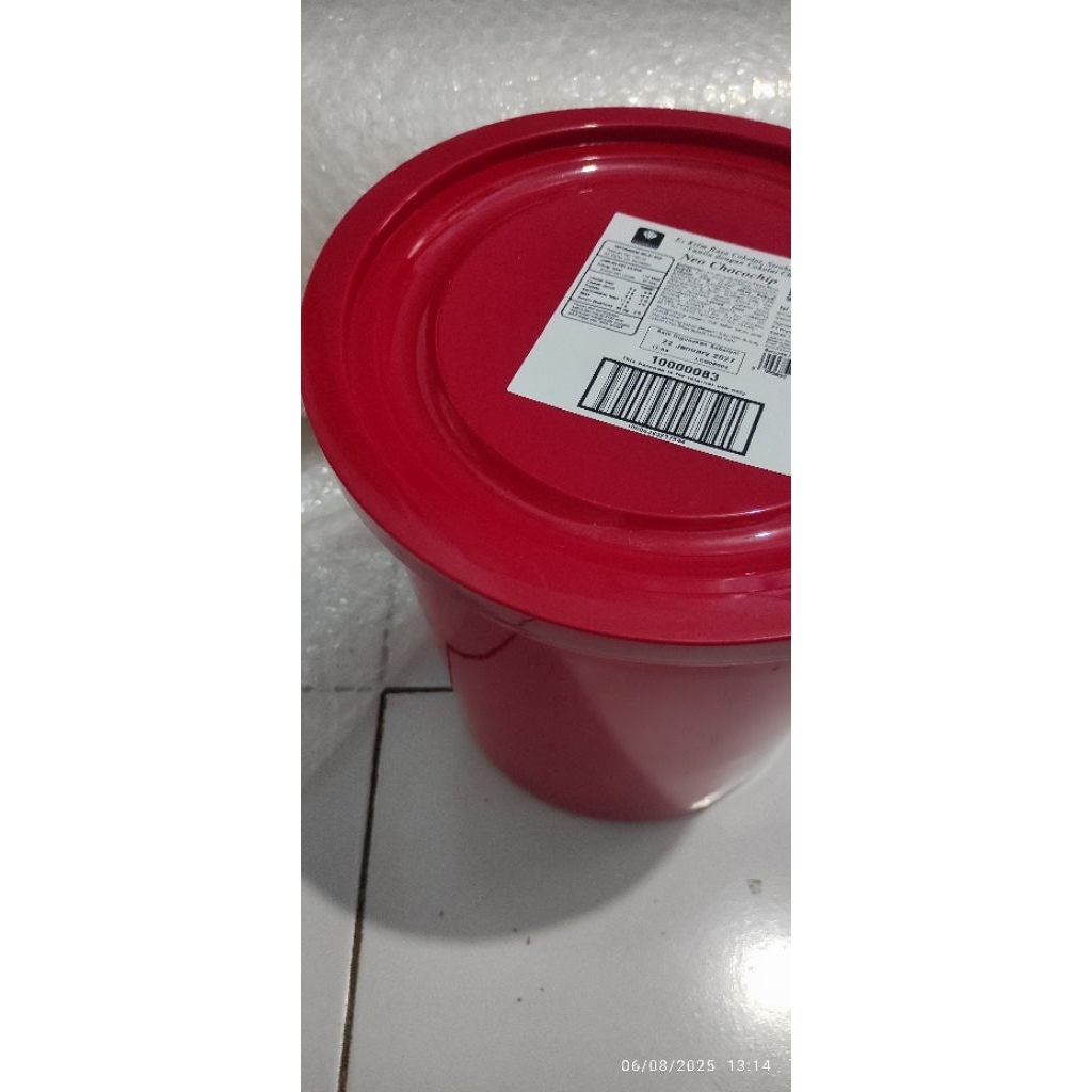 ember plastik tutup /ember eskrim 8 liter /ember serbaguna/ ember merah