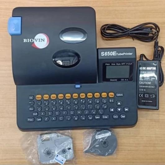 

MARKING TUBE/LABEL MESIN/MARkER TUBE PRINTER BIOVIN S680E/S650E