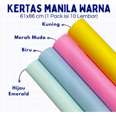 

KERTAS MANILA WARNA (KHUSUS INSTAN)