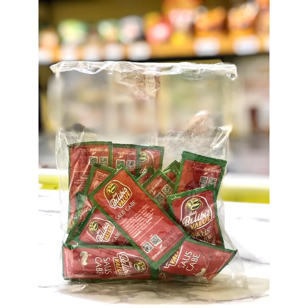 

Dua Belibis Saus Cabe Value Sachet 7gr (1 pack isi 25 bks)