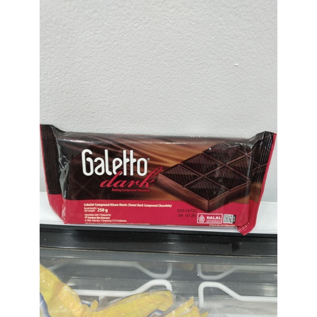 

Galetto Dark baking compound 250gr