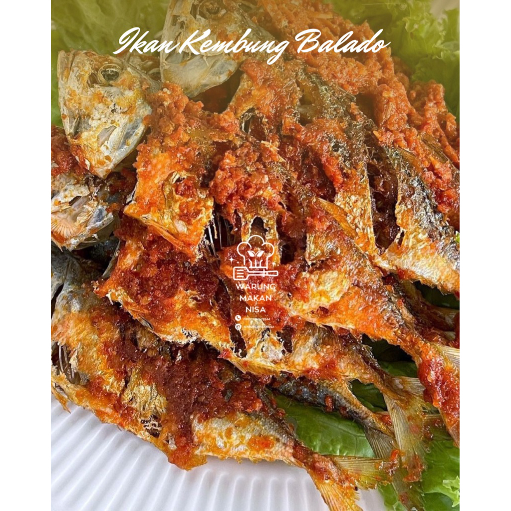 

Ikan Kembung Balado isi 3pc perporsi /Masakan Fresh lauk makan harian Praktis