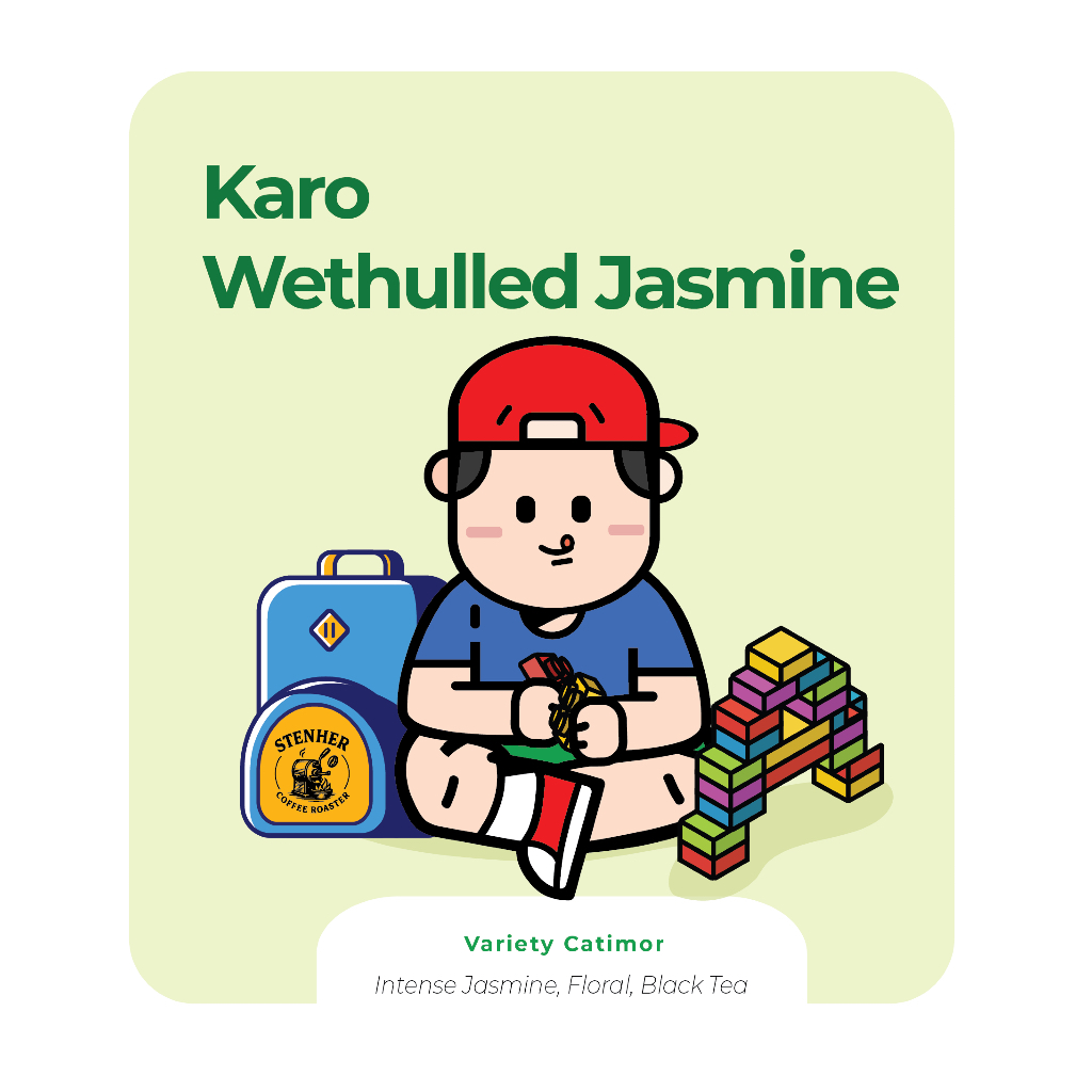 

Stenher Coffee Roaster - Karo Wethulled Jasmine - Fillter Coffee