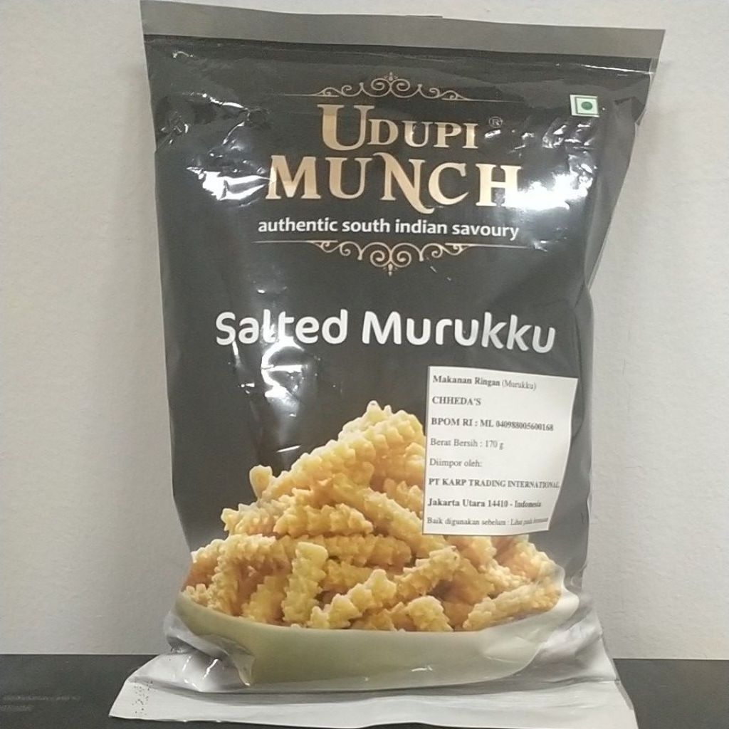 

Udupi Munch Salted Murukku @170gr