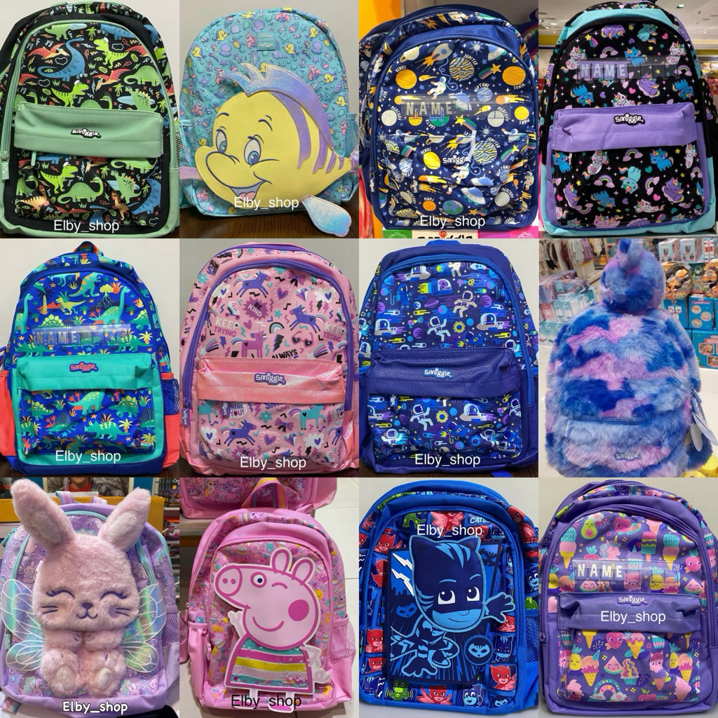 Ready Smiggle Original junior backpack wander disney cloud9 skyhi