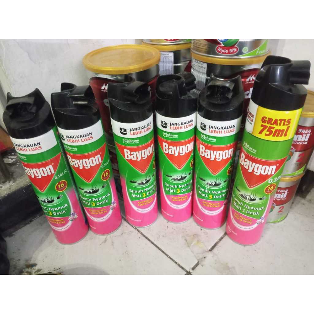 Kaleng Semprot Kosong BAYGON 600 ml