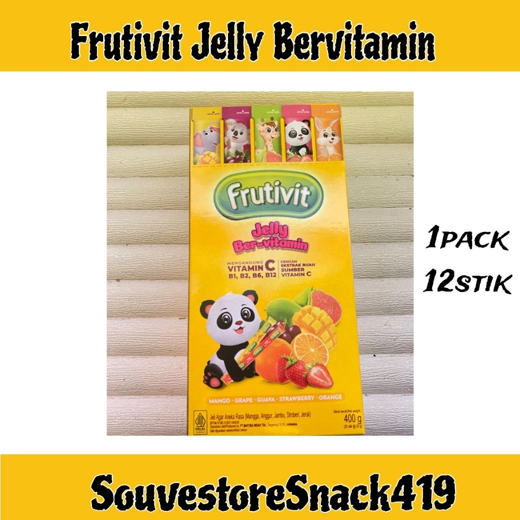 

Mayora Fruitivit Jelly Bervitamin Box isi 20