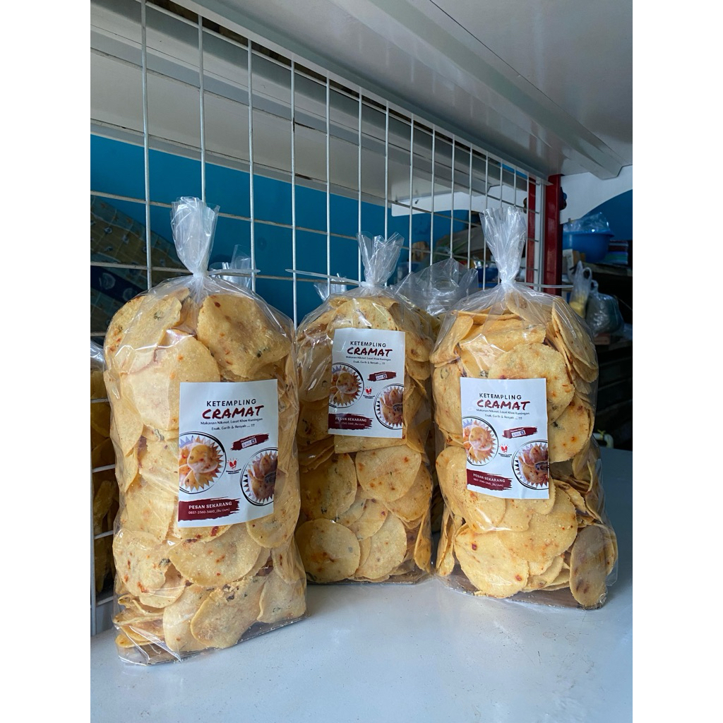 

Ketempling CRMT Singkong Kriuk Gurih Renyah Snack Tradisional