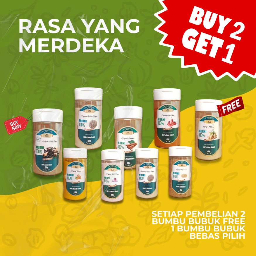 

TERTATA RASA KUNYIT BUBUK MURNI / PURE TURMERIC POWDER
