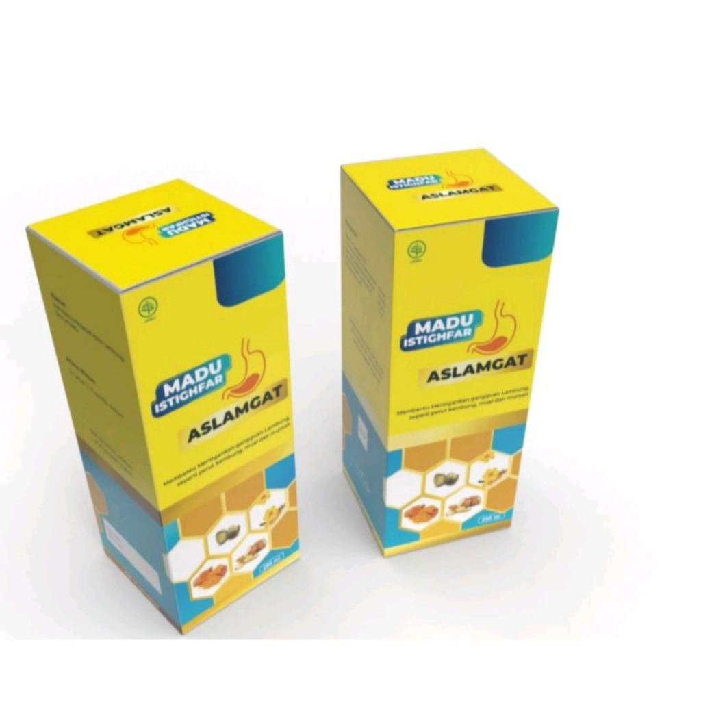 MADU ASLAMGAT - HERBAL ASAM LAMBUNG GERD, ANXIETAS, INSOMNIA (ORIGINAL) ber BPOM