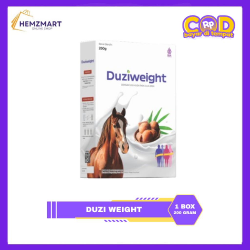 

Duzi Weight - Susu Kuda Penambah Berat Badan Duziweight Asli Original