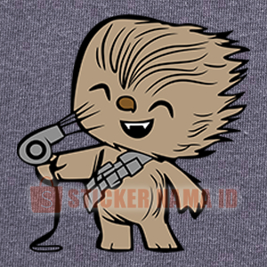 

Sticker Sablon Star Wars Chewbacca 2 Untuk Baju dan Media Kain lainnya