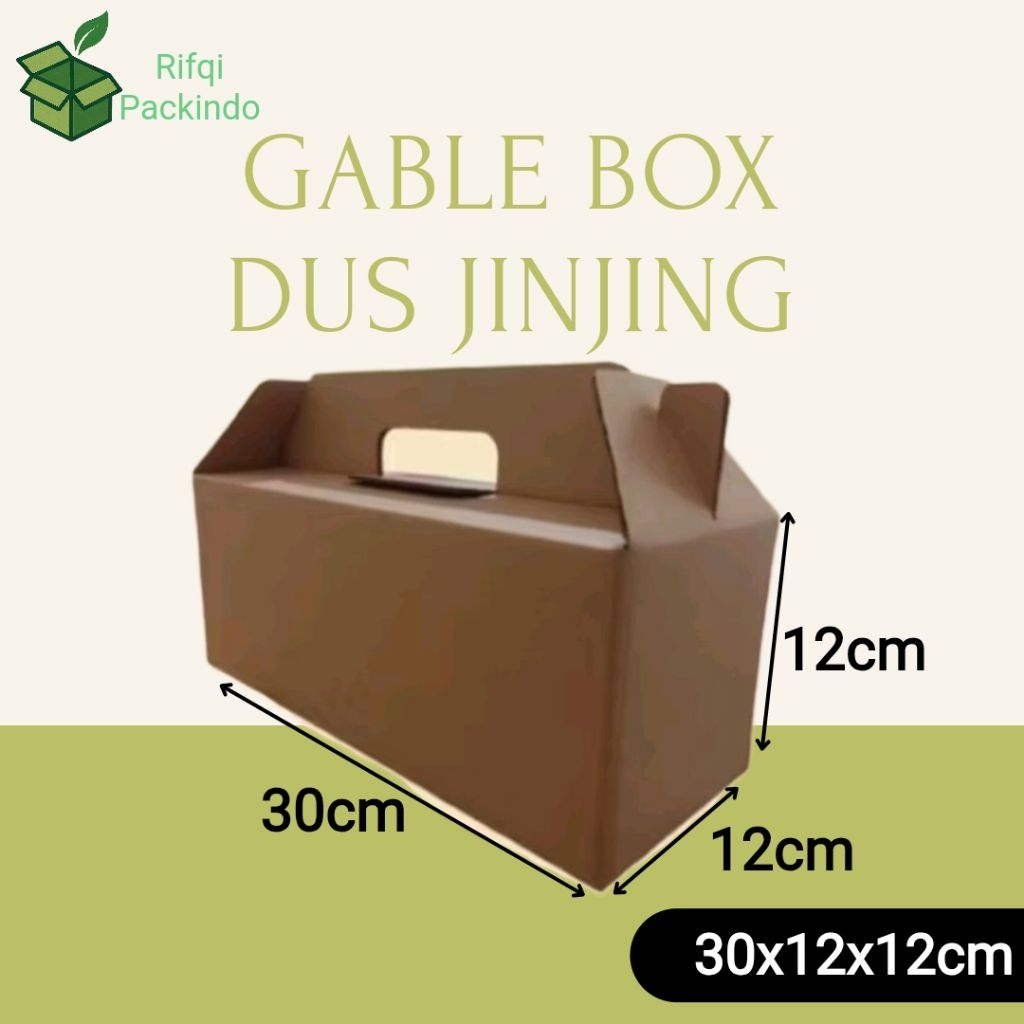 

Dus Jinjing Polos Ukuran 30x12x12cm / Gable Box / Kardus Jinjing / Box Jinjing / Kotak Jinjing / Karton