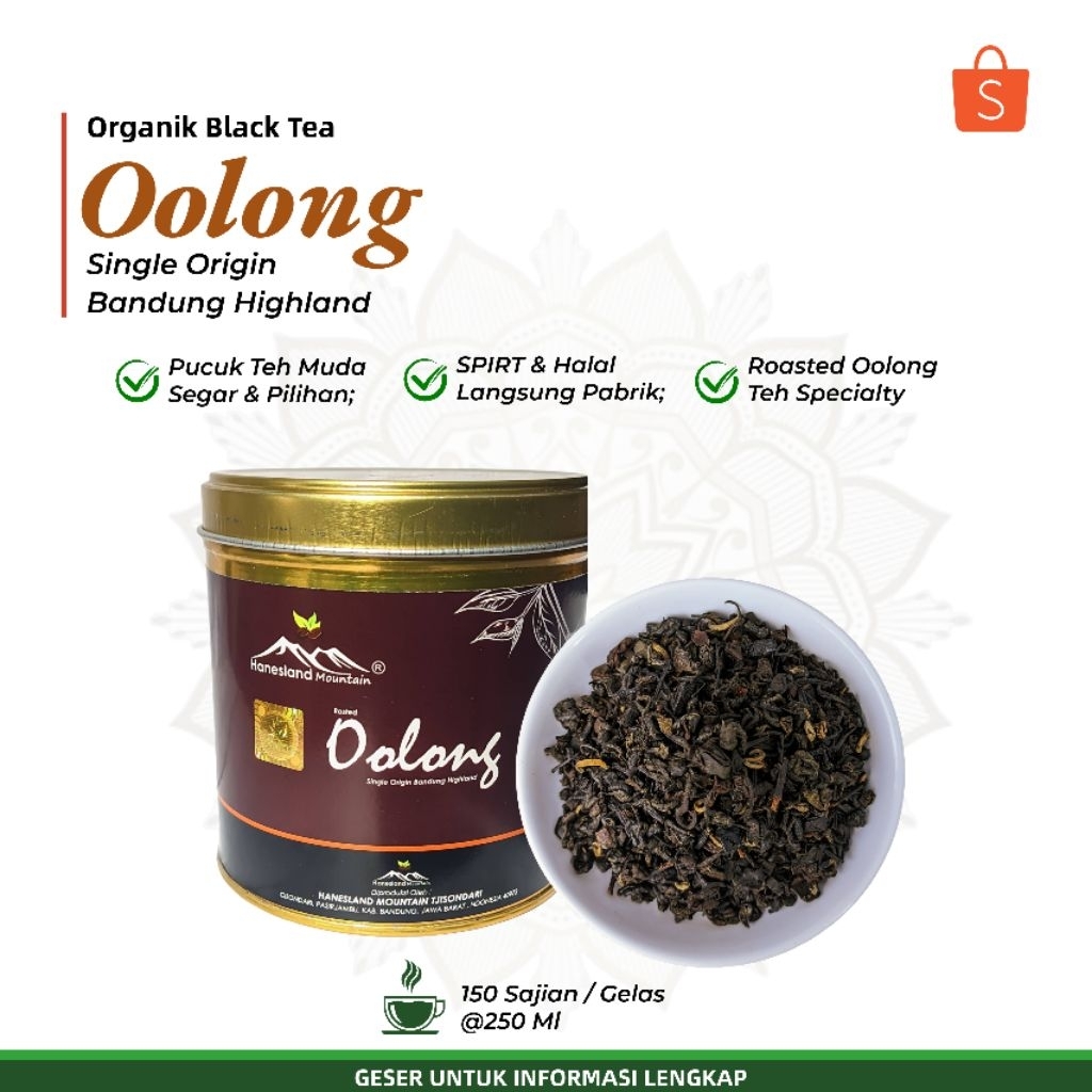 

Oolong Tea - Teh Oolong Premium Organik