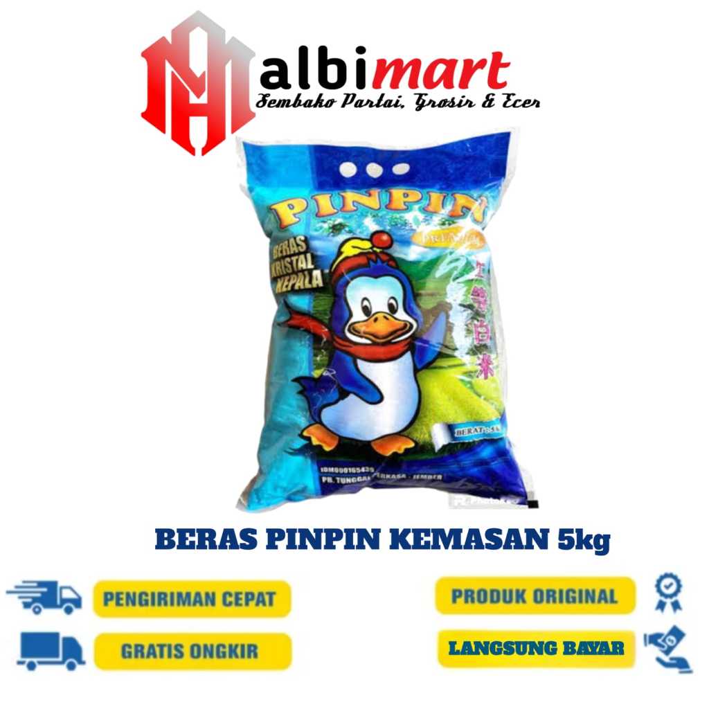 

BERAS PREMIUM PUNEL PINPIN 5kg 2pcs & 4pcs (LANGSUNG KIRIM)