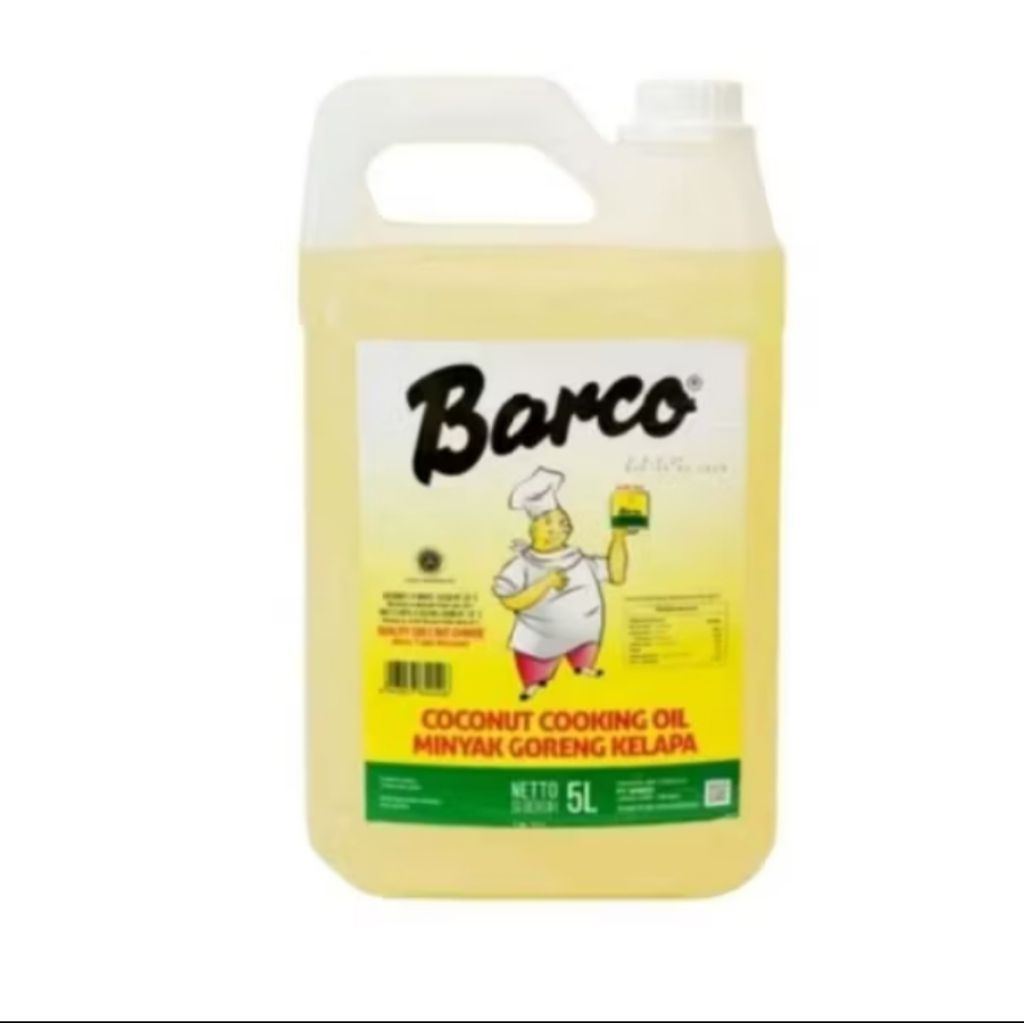 

Barco Minyak Goreng 5 Liter - Barco Minyak Goreng Kelapa Kemasan Jerigen