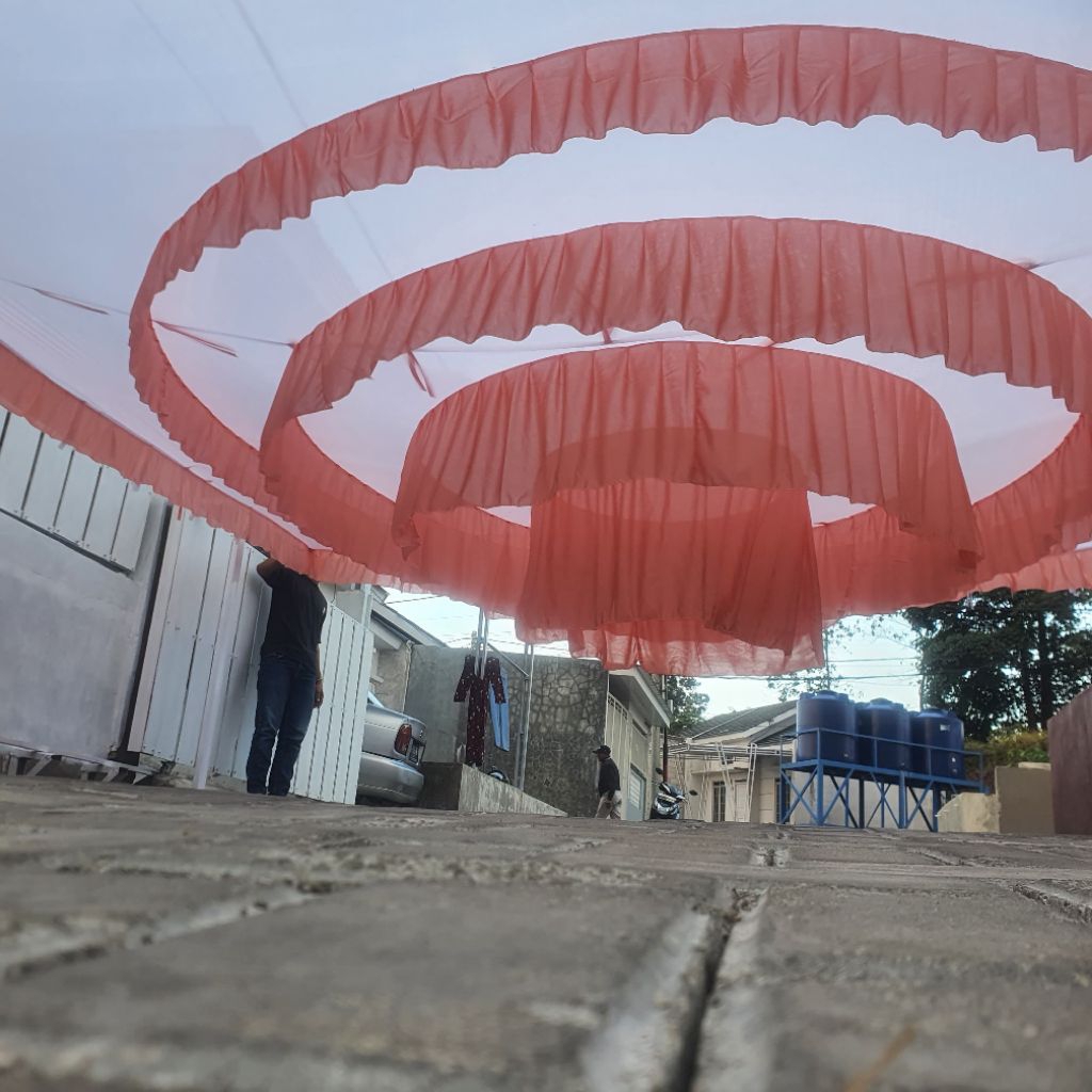 Plafon Arus Tenda 4x5 Meter / Plafon Datar Model Arus / Plafon Tenda