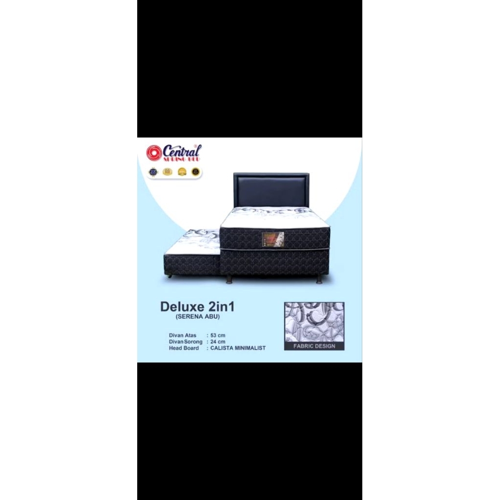 central 2 in 1 deluxe springbed