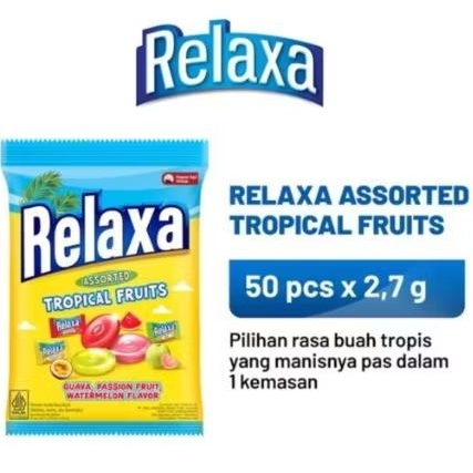 

permen relaxa tropical fruit isi 50