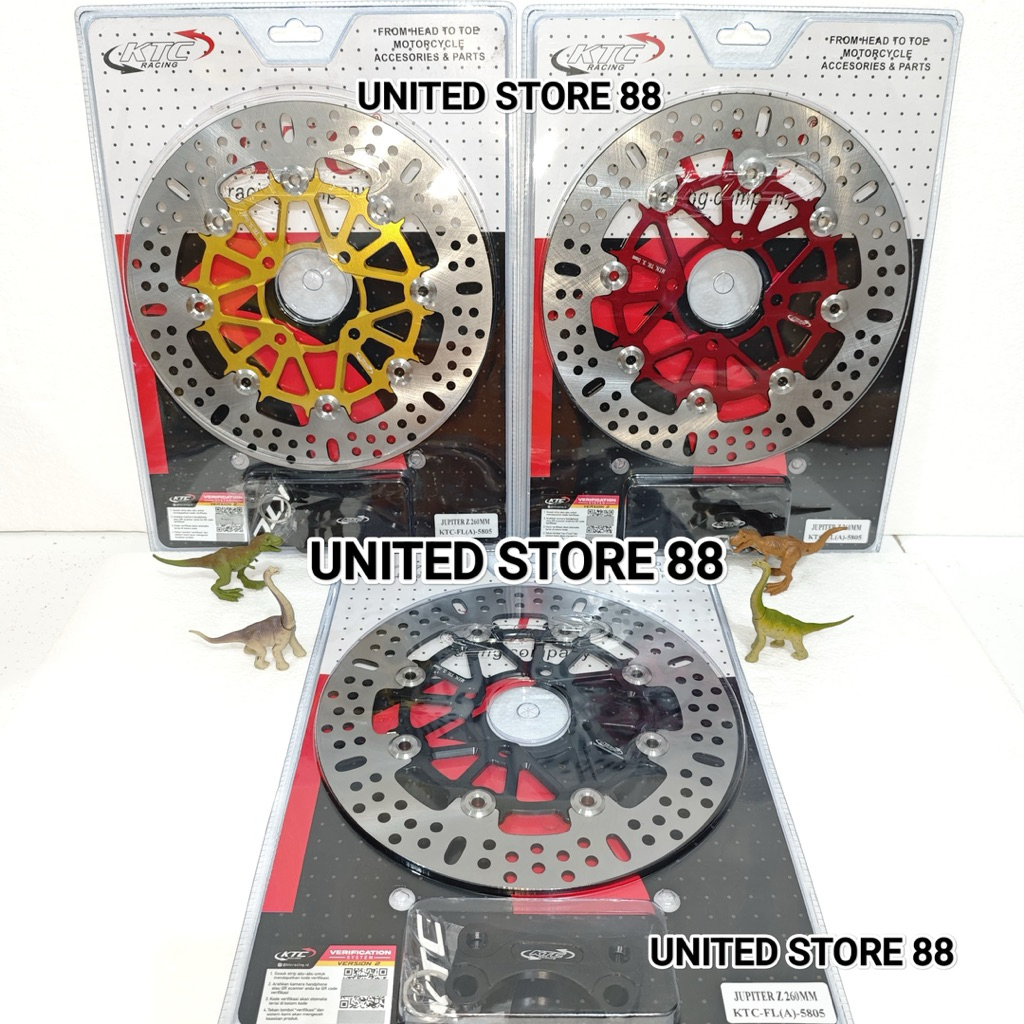 PIRINGAN DEPAN CAKRAM KTC RACING 260MM JUPITER Z F1ZR VEGA MX OLD NEW MX KING NOUVO CNC FLOATING BRA