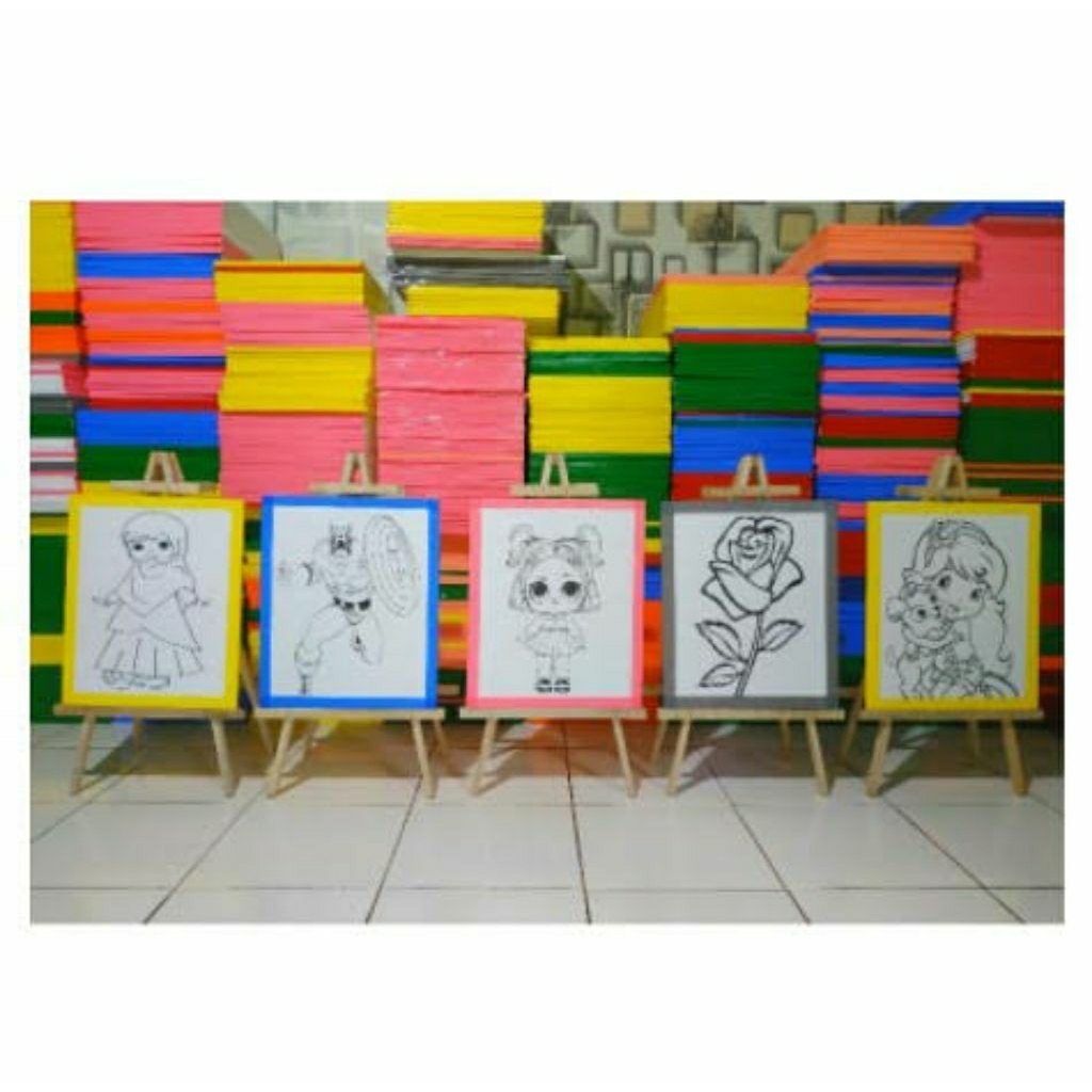 

HLID Sterofoam Mewarnai Anak / Mainan Edukasi Kreatif Anak / Media Lukis Anak