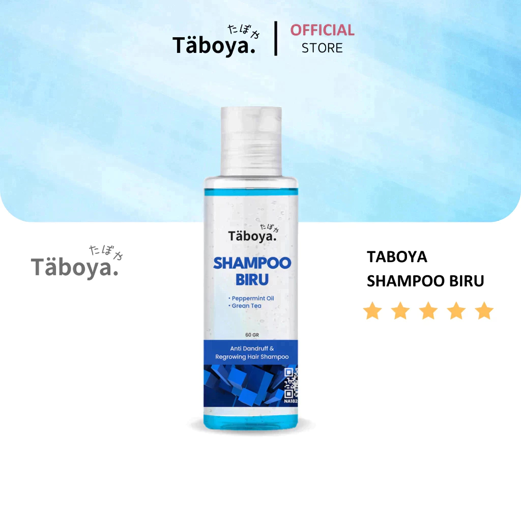Taboya Shampoo Biru - Atasi permasalahan rambut