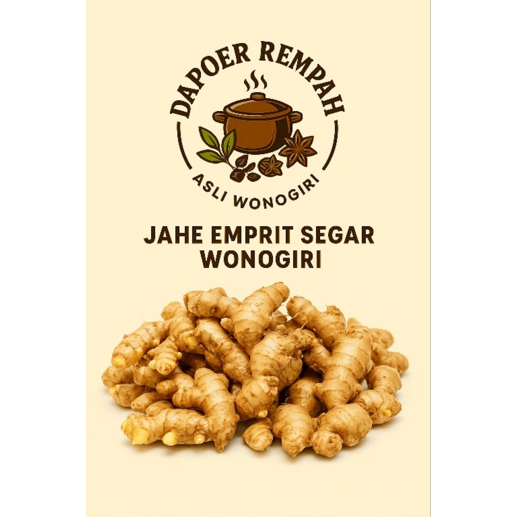 

Jahe Emprit Segar 1Kg Asli Wonogiri – Jahe Fresh untuk Jamu & Masakan | Pedas Nya Nendang