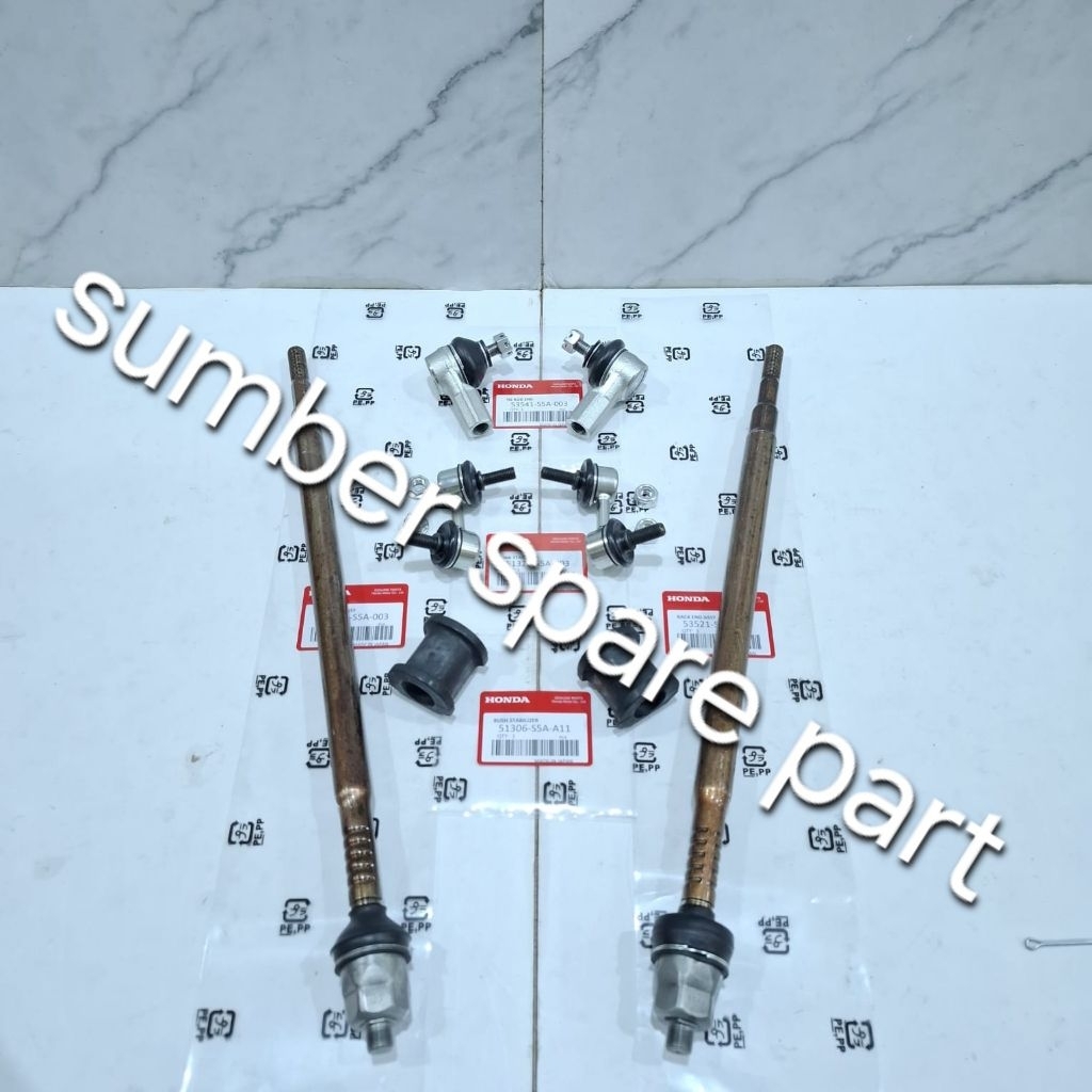 Kaki kaki Set Komplit Long Tie Rod Rack End Tie Rod Ti Rod Te Rod Link stabil Link stabilizer Karet 