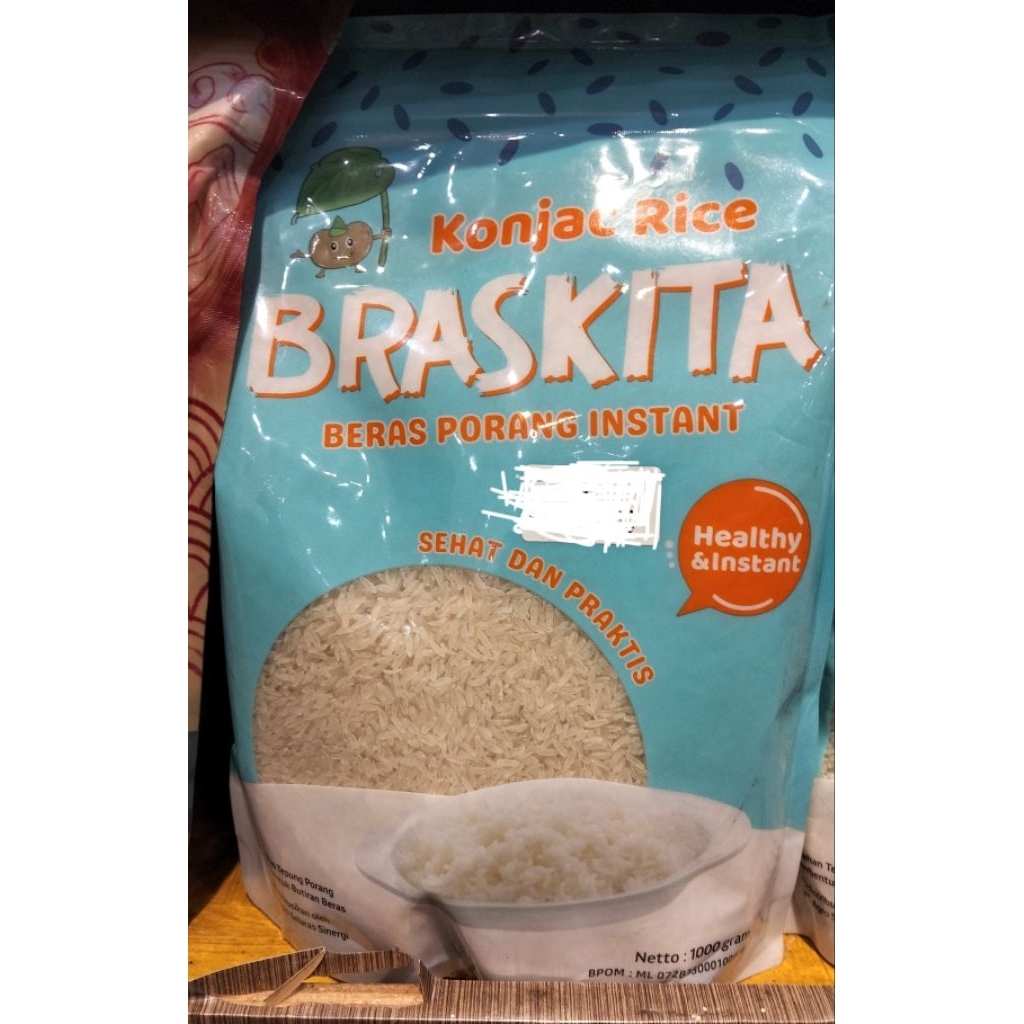 

Braskita beras Porang instan konjac rice 1kg