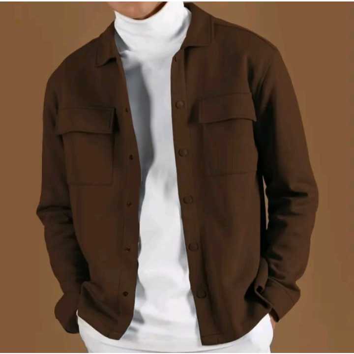 JAKET SHACKET PRIA KEKINIAN | JAKET KEMEJA PRIA DISTRO OVERSIZE | FLANEL CASUAL PREMIUM | JAKET PRIA