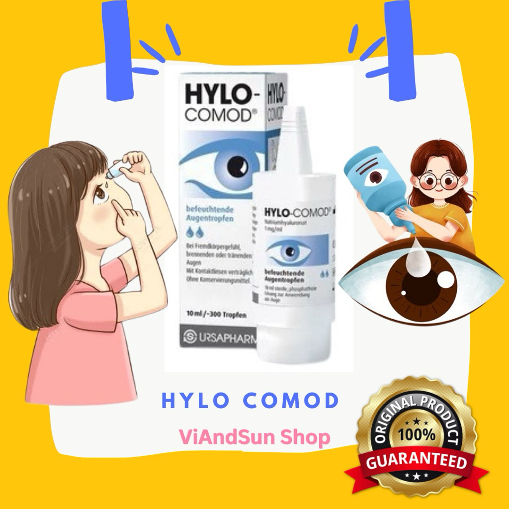 HYLO COMOD obat tetes mata kering yang suka paka soflens IMPORT