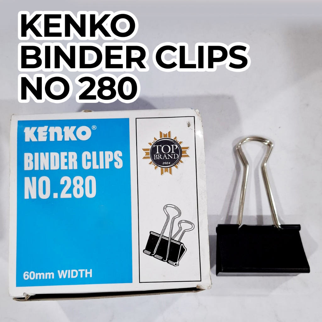 

Binder Clip Jumbo No 280 Kenko Penjepit Kertas Paper Clip