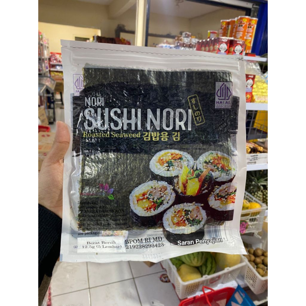 

sushi nori 10 lembar