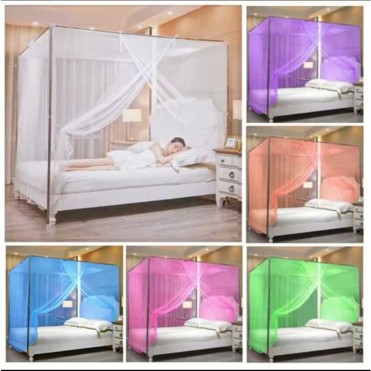 kelambu kotak polos jumbo 200x200/kelambu tidur/kelambu nyamuk/kelambu lembut/kelambu tebal