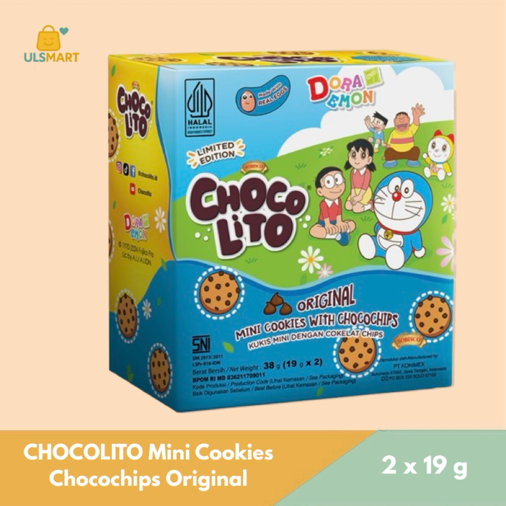 

CHOCOLITO Mini Cookies Chocochips Original 2 x 19 g