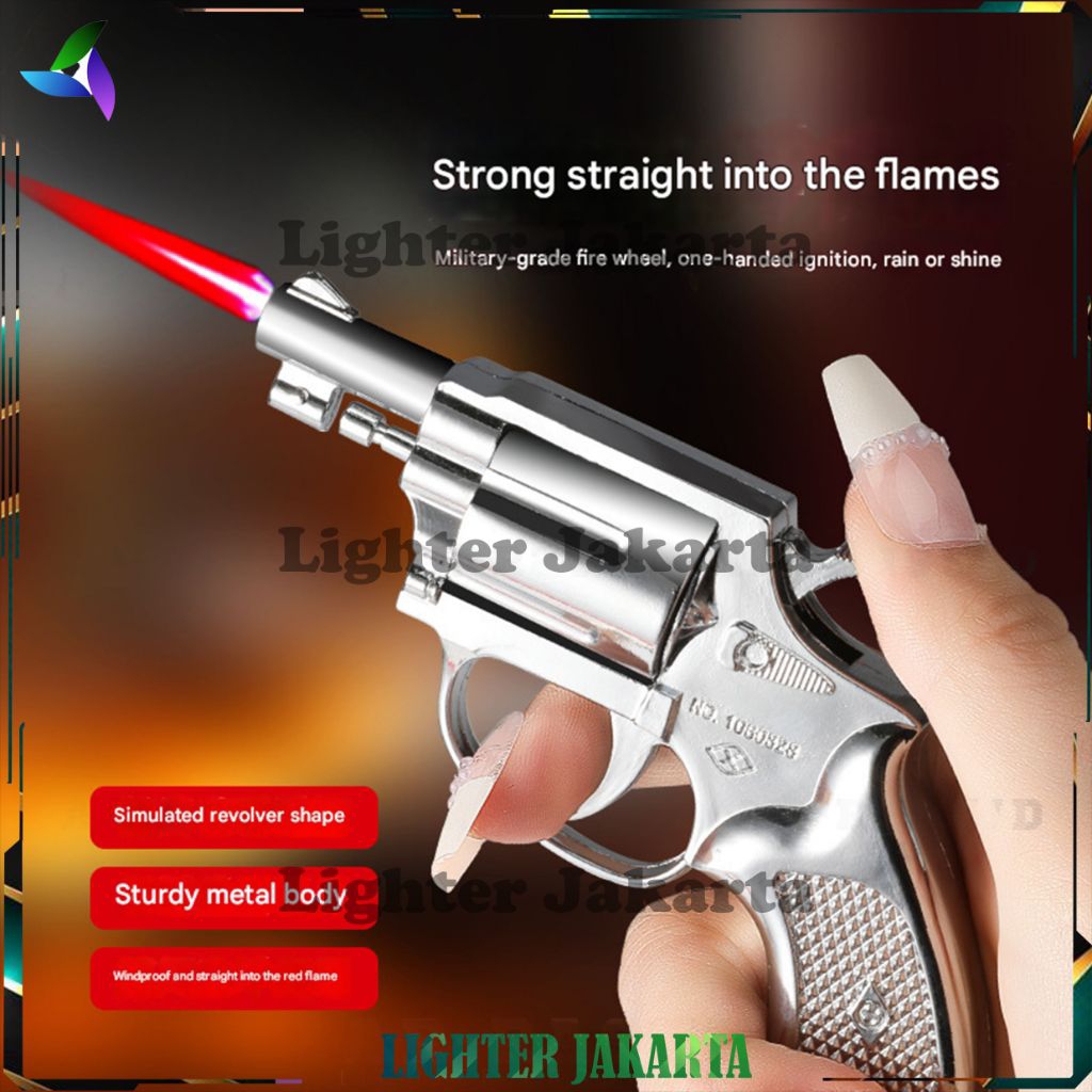 Korek Api Bara Gas Pistol Mini Rev Lighter Z-58