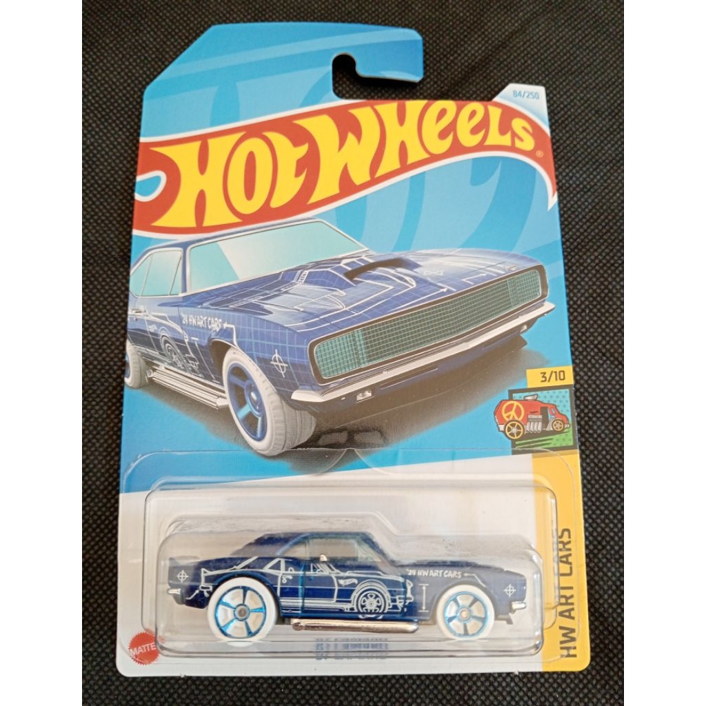 HOT WHEELS '67 CAMARO BIRU
