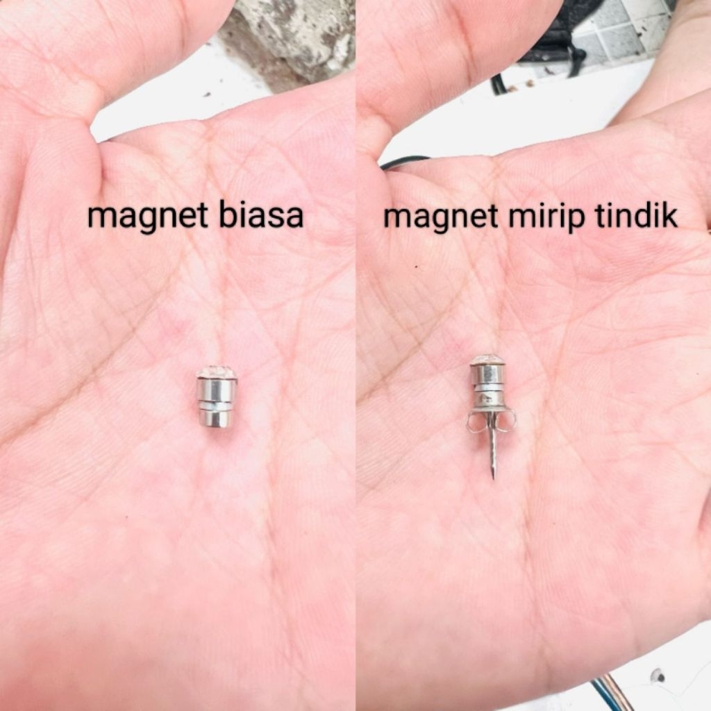 anting permata magnet anting berlian wanita pria
