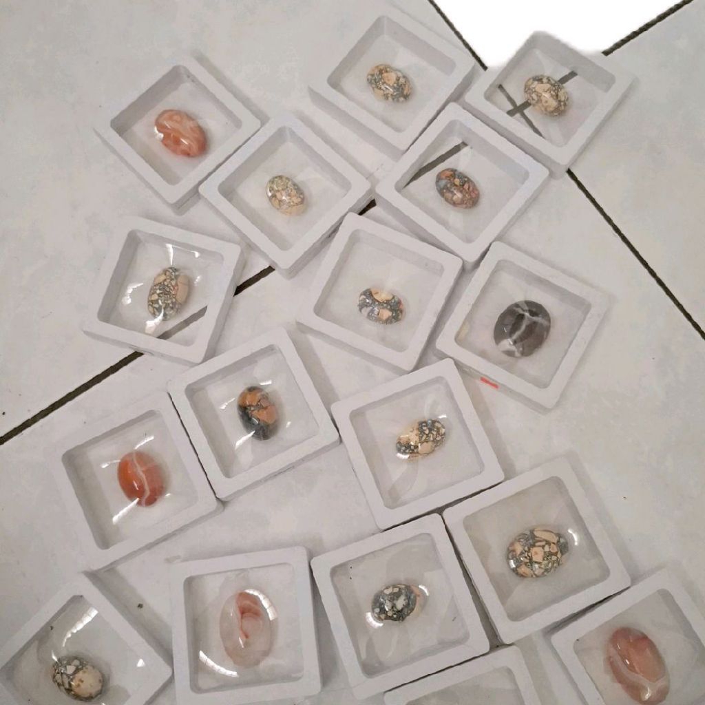 BATU AKIK NATURAL BATUK AKIK KOTAK TANPA RING