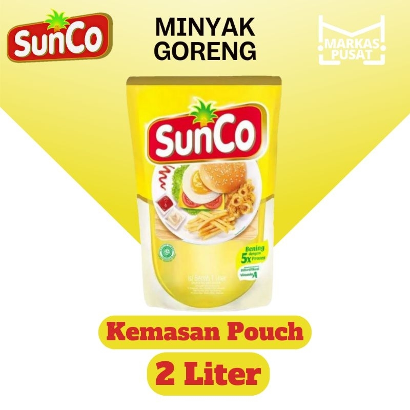 

SunCo Minyak Goreng Kemasan Pouch 2 Liter