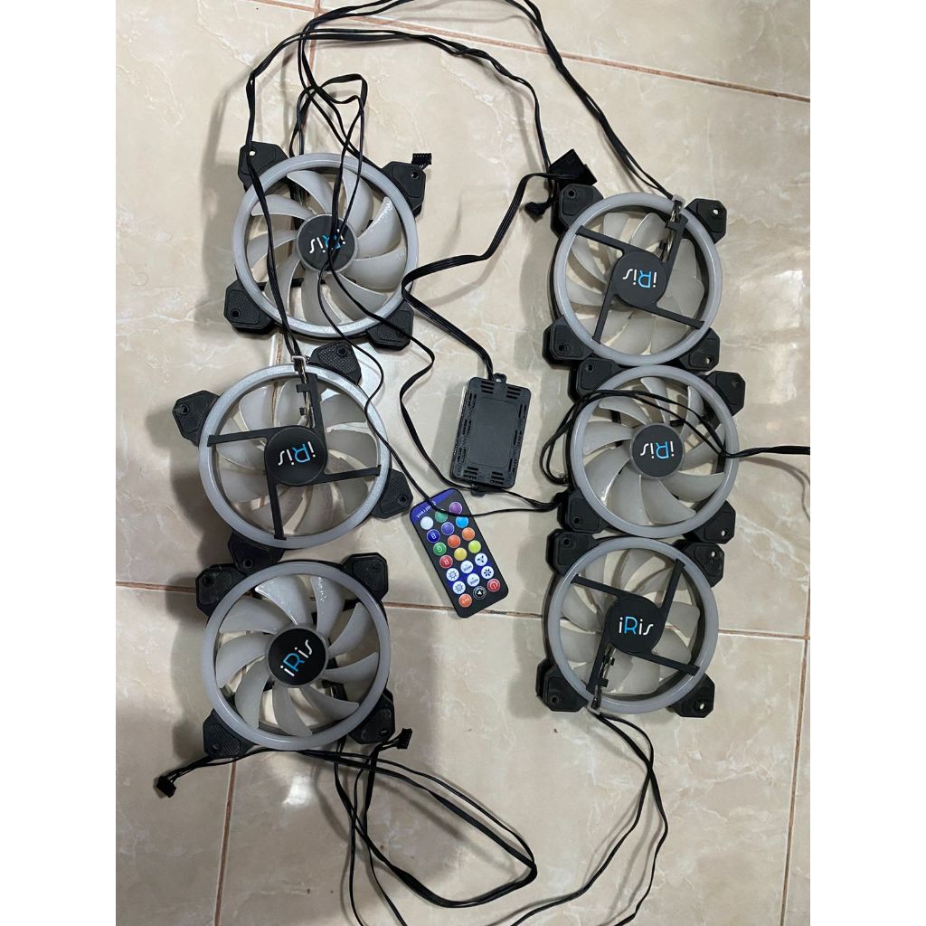 Fan cooler iRis AIR V3 + Remote RGB ( 6 Fan )