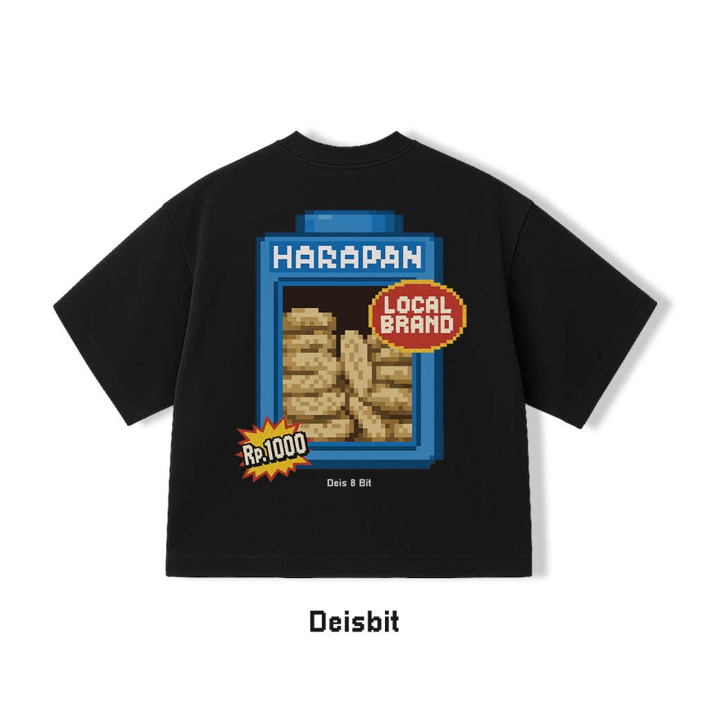 KAOS DEISBIT PIXEL "Kaleng Kerupuk Biru"