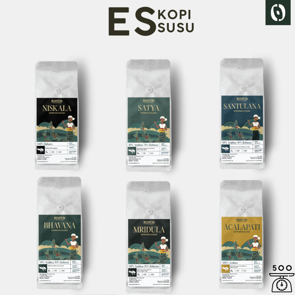 

Rootin Coffee Es Kopi Susu - Grade 1 Biji Kopi Coffee Beans Suitable For Espresso