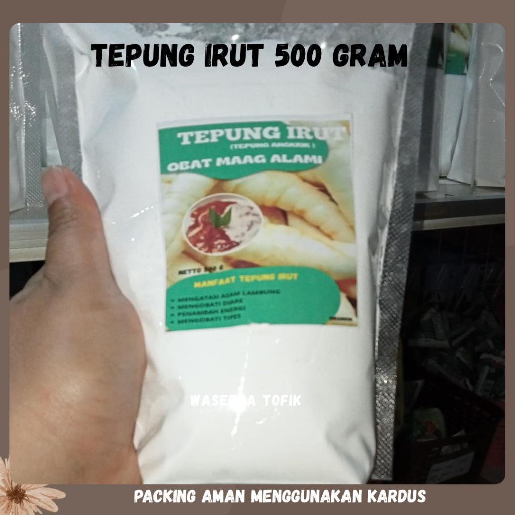 

Tepung irut 500g [Free kardus]