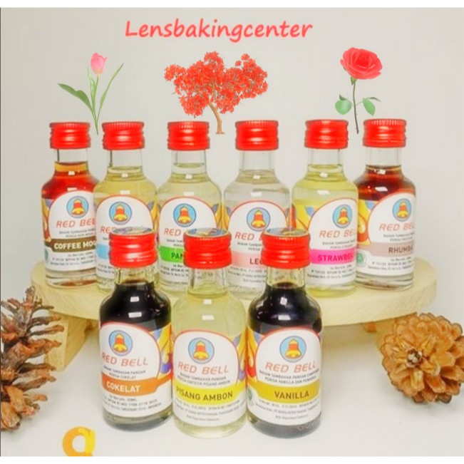 

Red Bell Pisang Ambon / Leci / Pandan /Strawberry / Vanilla / Coklat / Coffee Mocca / Kopi Moka / Rum / Rhumba tutti fruitti tutty fruitty / frambozen frambosen / Rhum | RedBell Perisa / Essen KELAPA / Essence Vanili 30ml